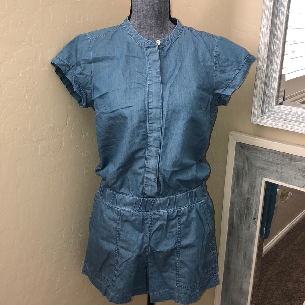 J Crew Denim Romper